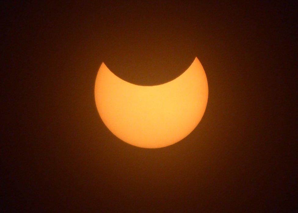 Eclipse from Daviot