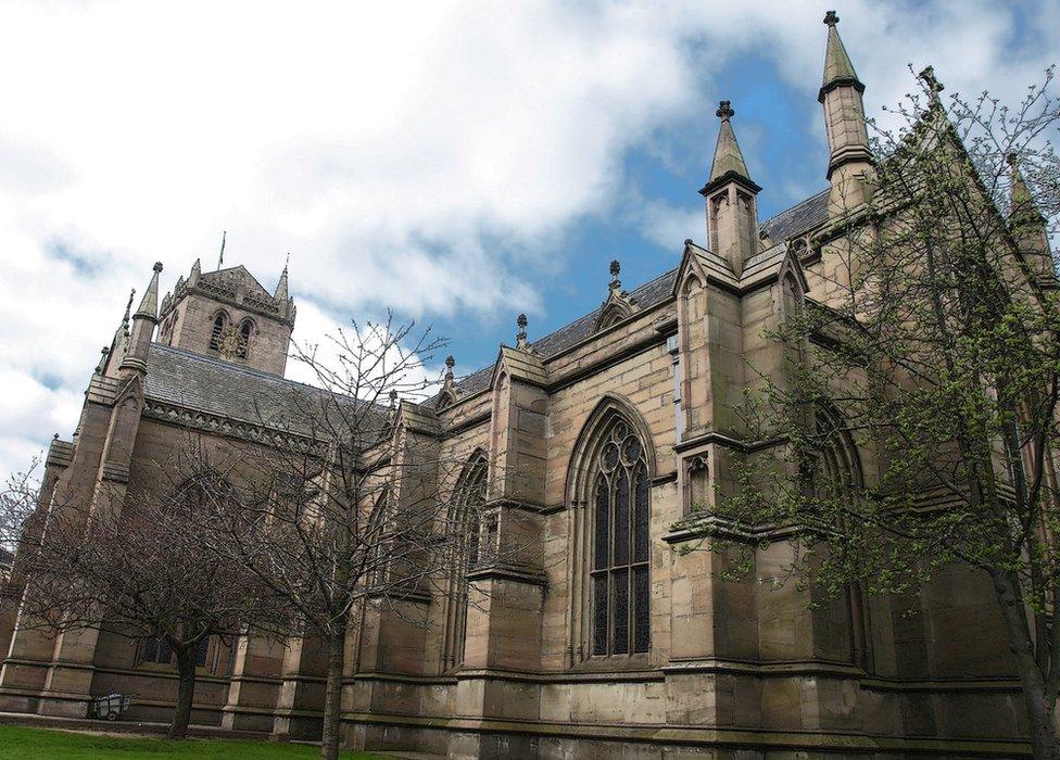 St Mary's church and its towering steeple