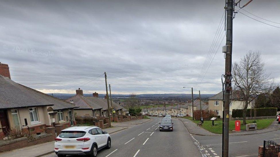 Sherburn Hill looking towards Durham City