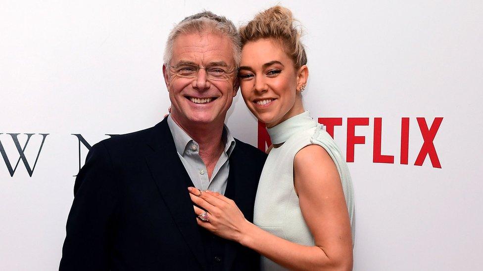 Stephen Daldry and Vanessa Kirby