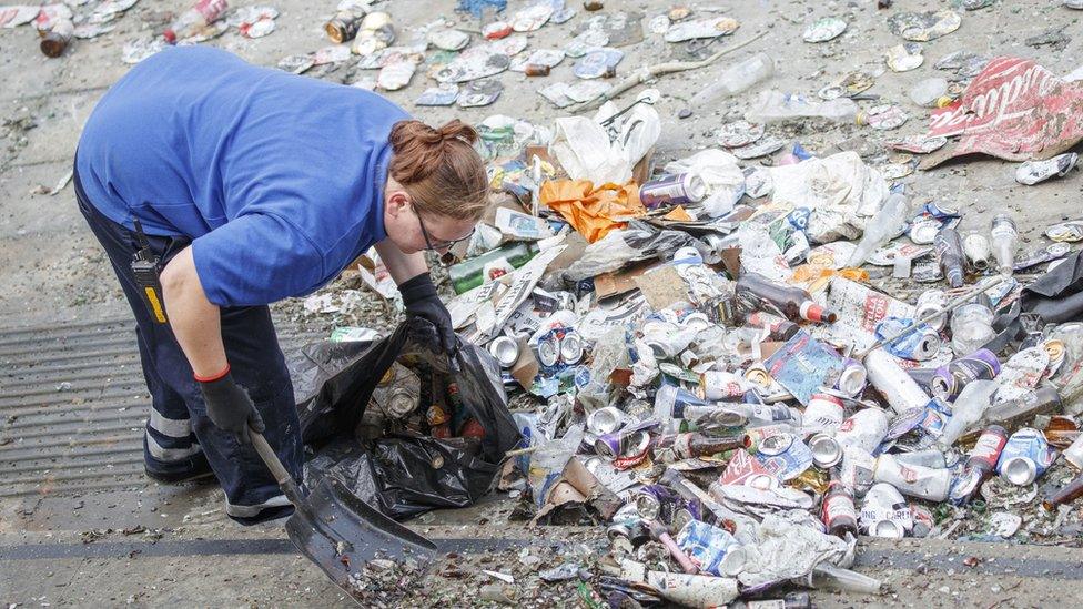 Clean-up in Leeds