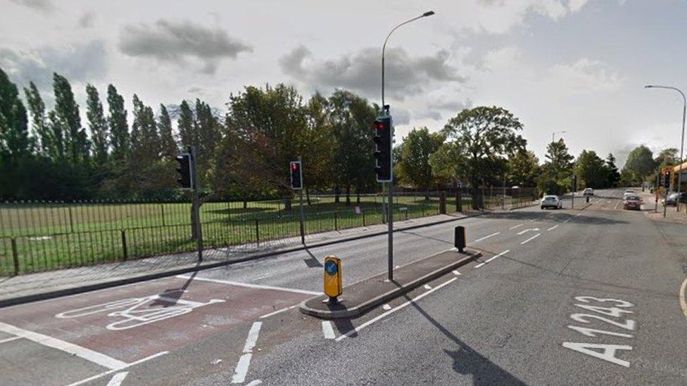 General view of Scartho Road, Grimsby