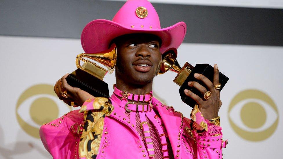 Lil Nas X at the 2020 Grammys