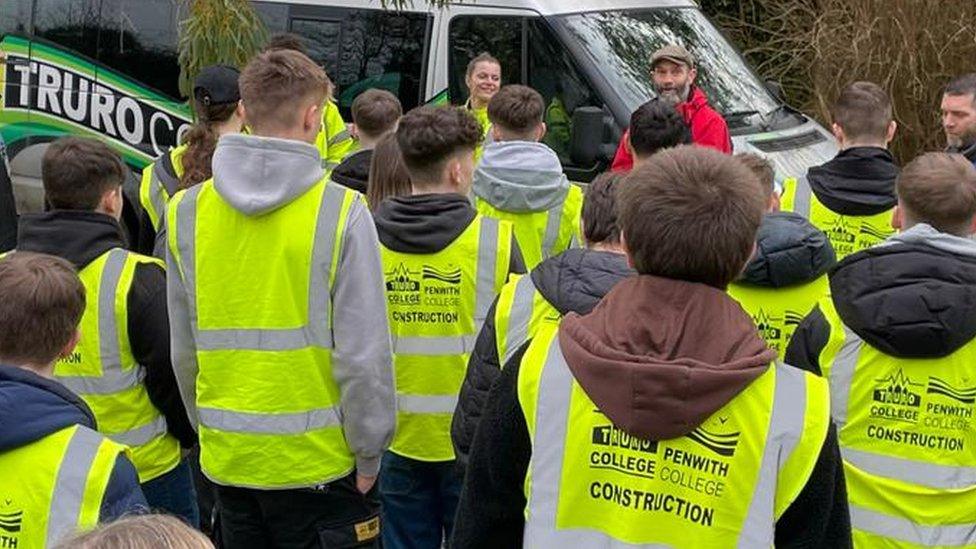 Students from Truro and Penwith college