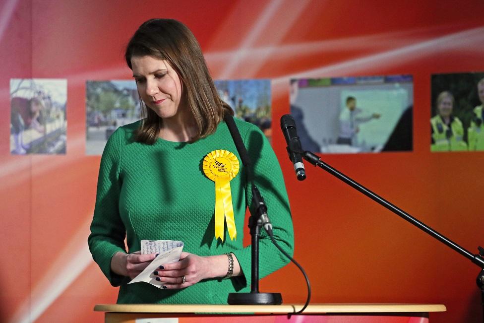 Lib Dem leader Jo Swinson lost her Dunbartonshire East seat to the SNP's Amy Callaghan