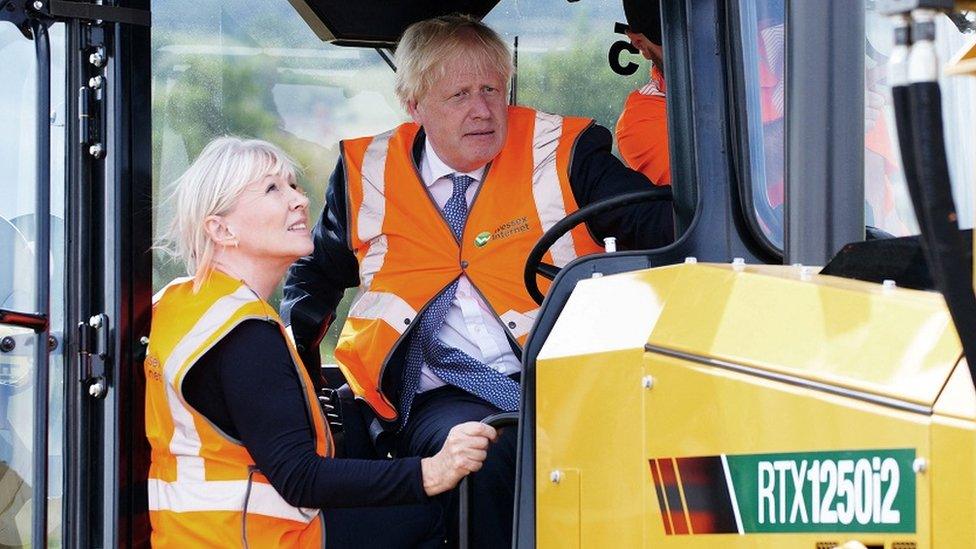 Boris Johnson and Nadine Dorries