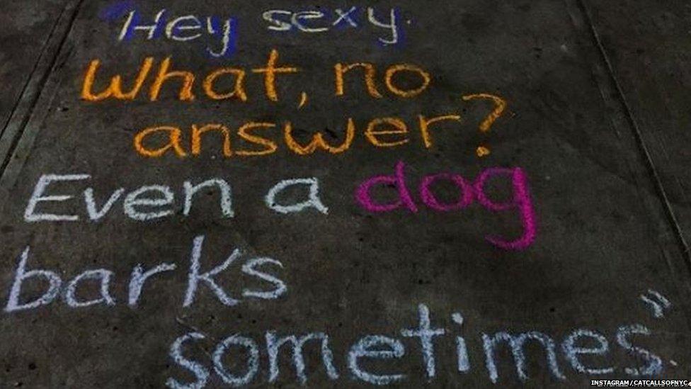 A post which reads "hey sexy. What, no answer? Even a dog barks sometimes"