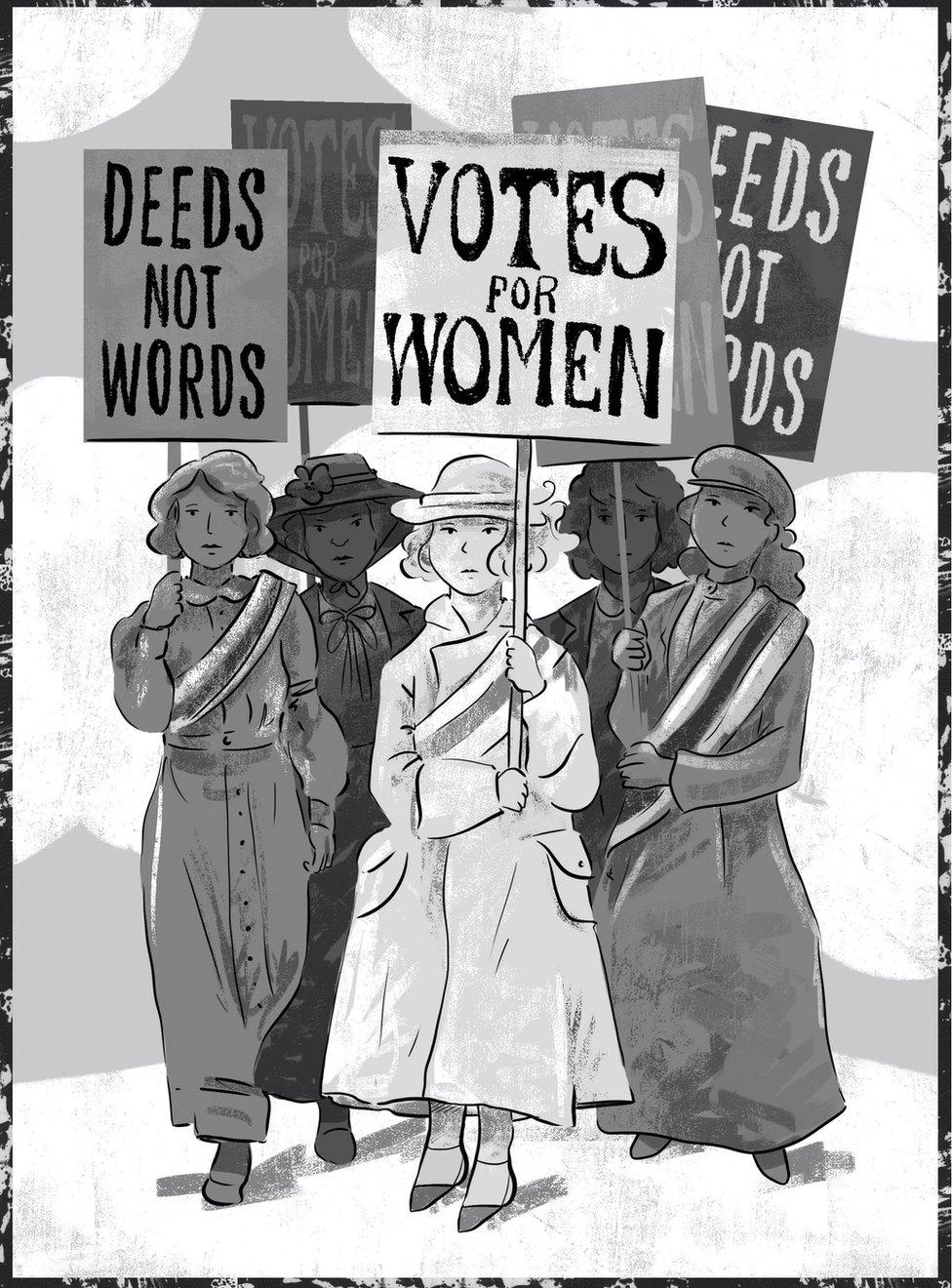 Votes for Women artwork