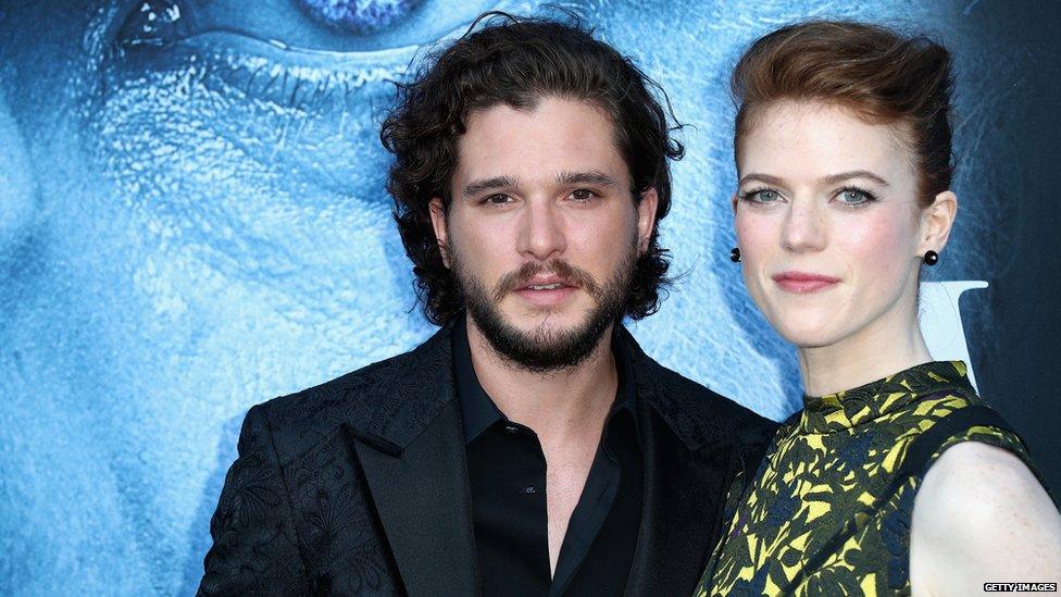 Kit Harington and Rose Leslie