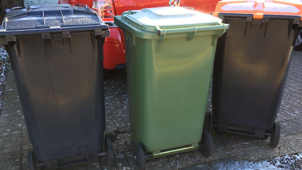 Rubbish bins