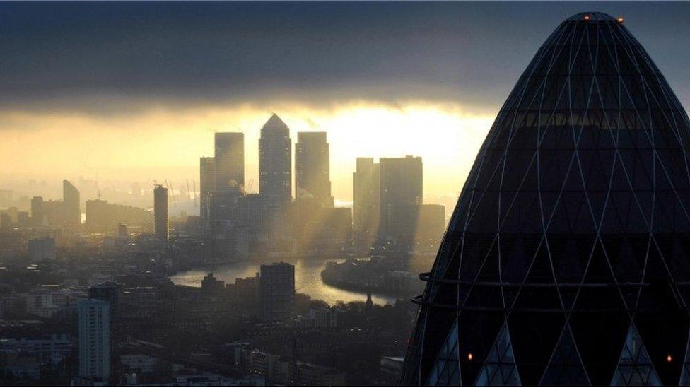 Canary Wharf skyline