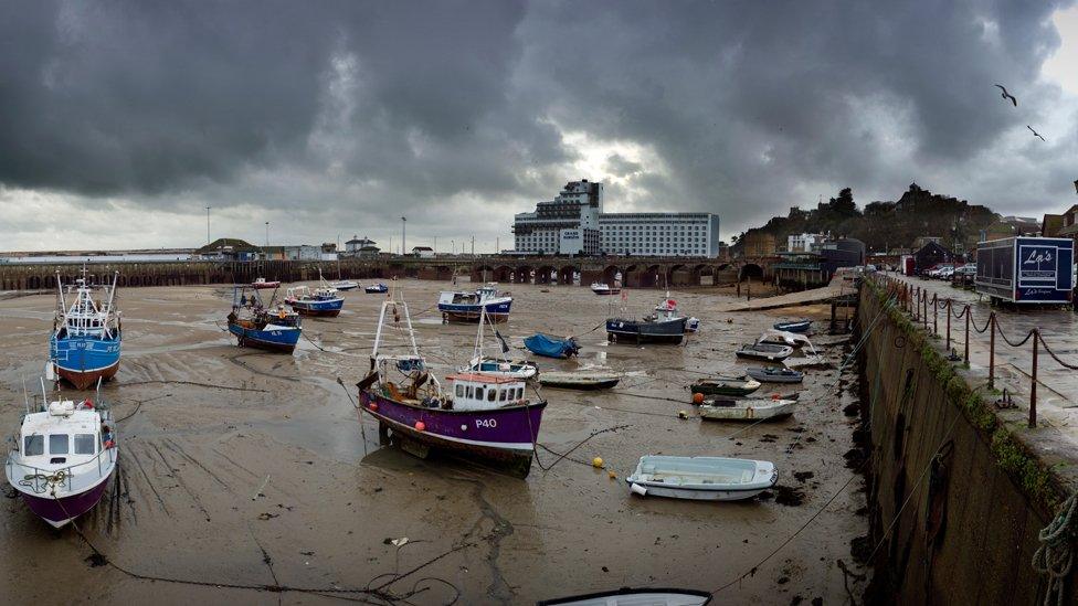 Folkestone harbour, November 2014