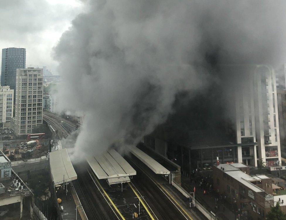 Elephant and Castle fire