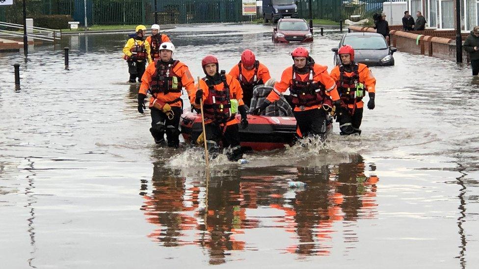 Flooding in Bentley