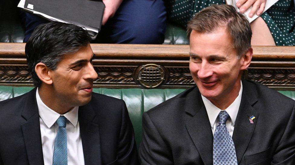 Rishi Sunak and Jeremy Hunt