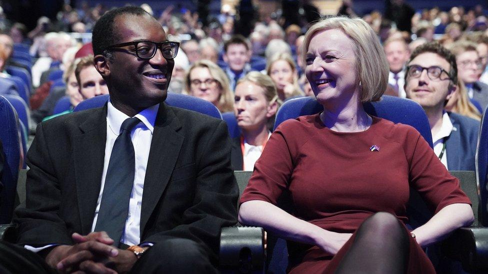 Kwasi Kwarteng and PM Liz Truss