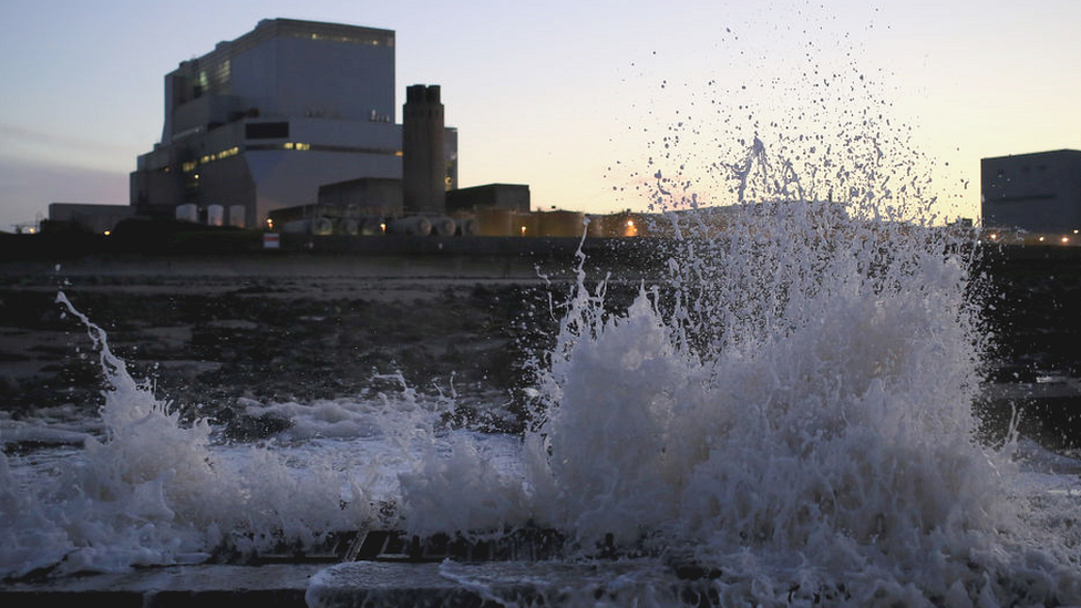 The Hinkley Point B nuclear plant