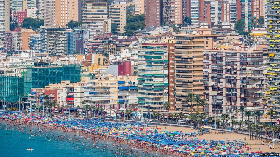 Benidorm beach