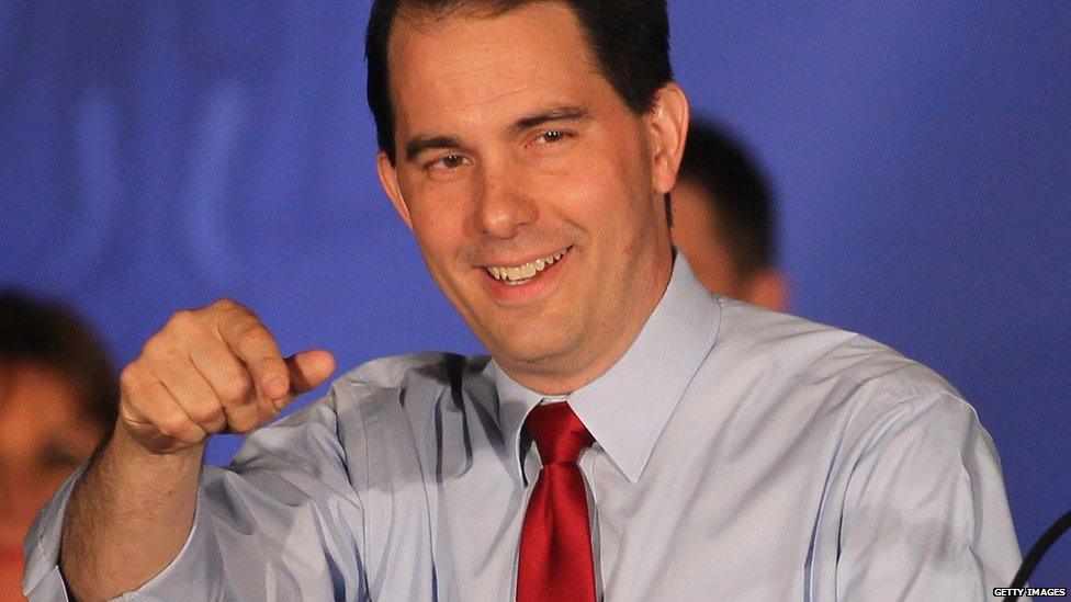 walker celebrates recall election 2012