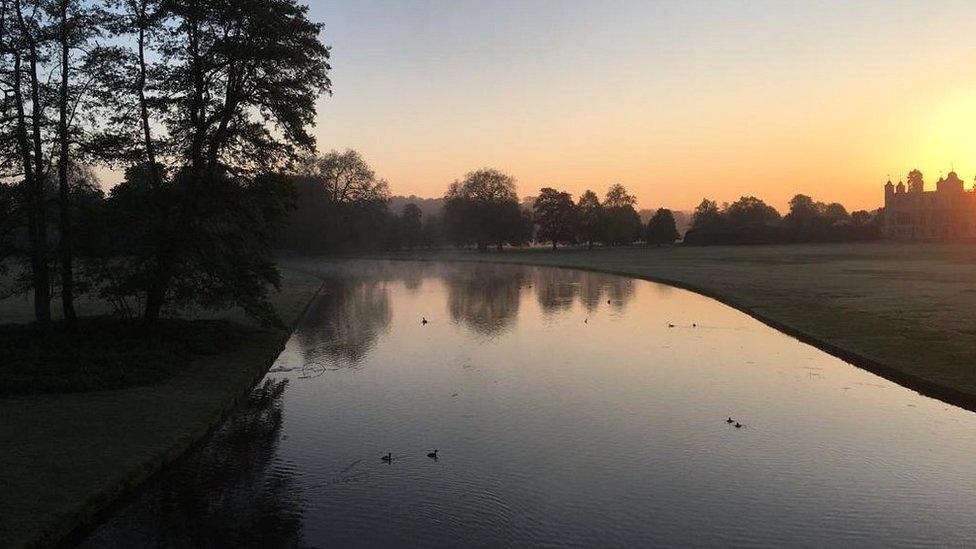 Audley End House gardens