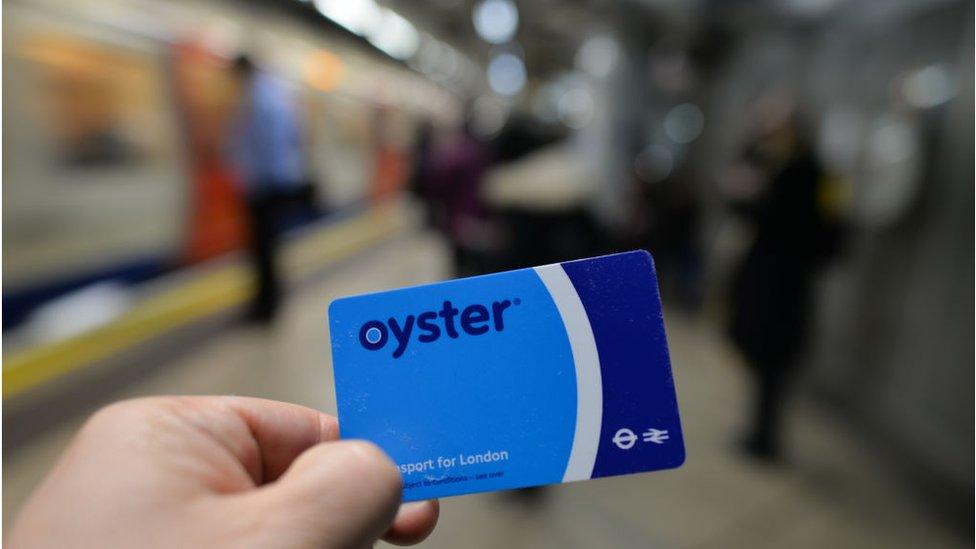 An oyster card