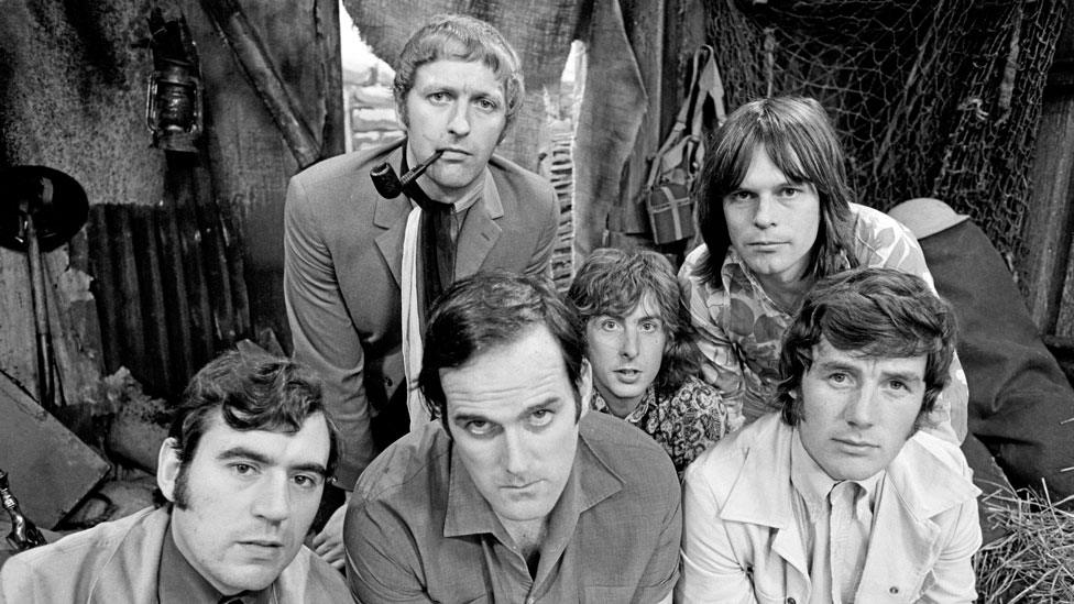 The Monty Python team in 1970