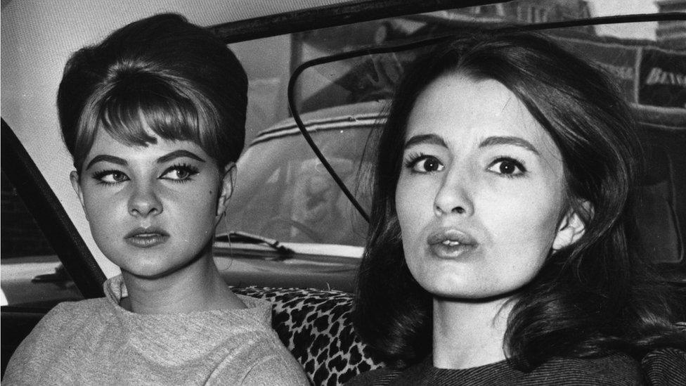 Mandy Rice Davies and Christine Keeler, 1963