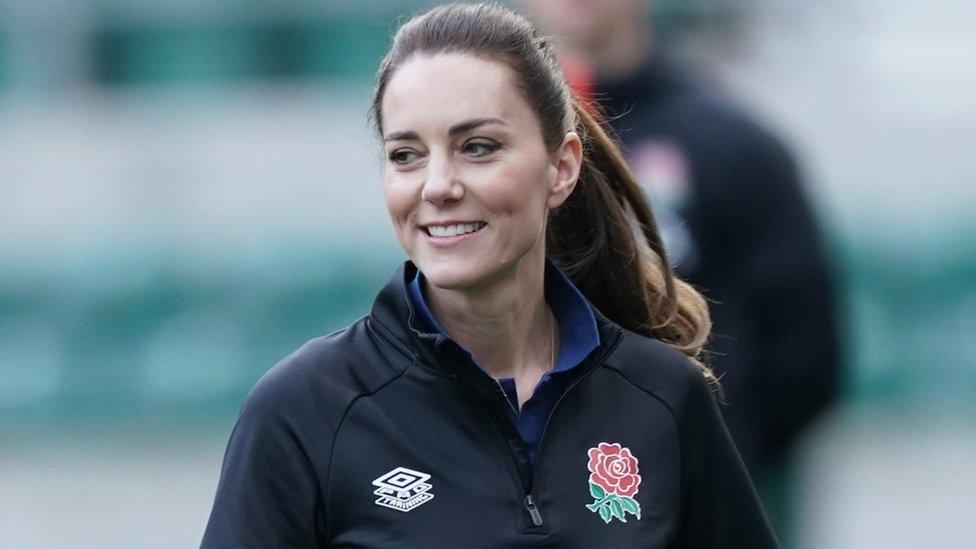 Kate at Twickenham