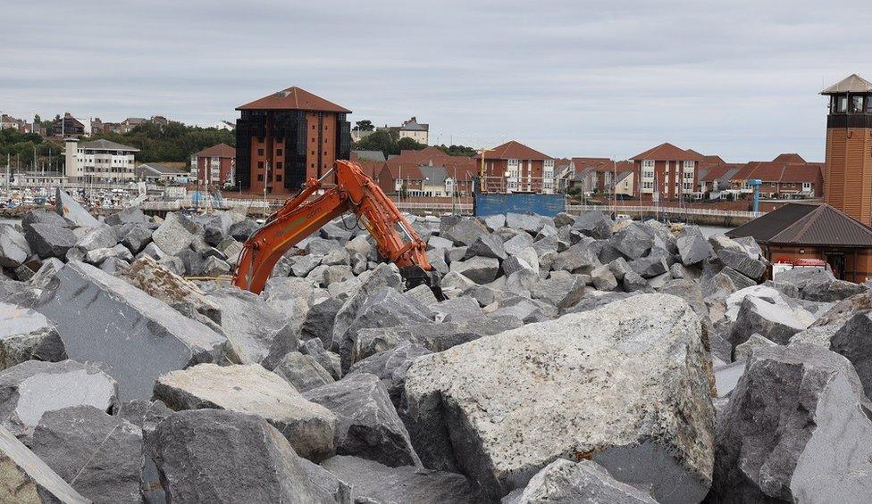 Boulders in Sunderland