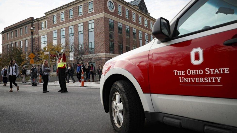 After the lockdown was lifted, students were briefly scanned by police as they exited school buildings