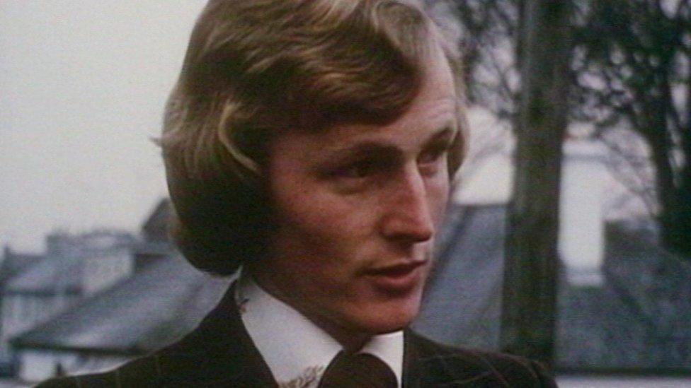 A fresh-faced Enda Kenny was interviewed by RTÉ News when he was first elected to the Dáil in 1975