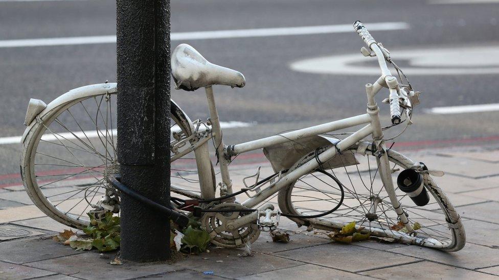 Ghost bike