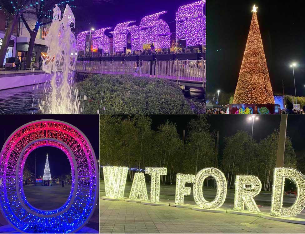 Watford Christmas lights 2021