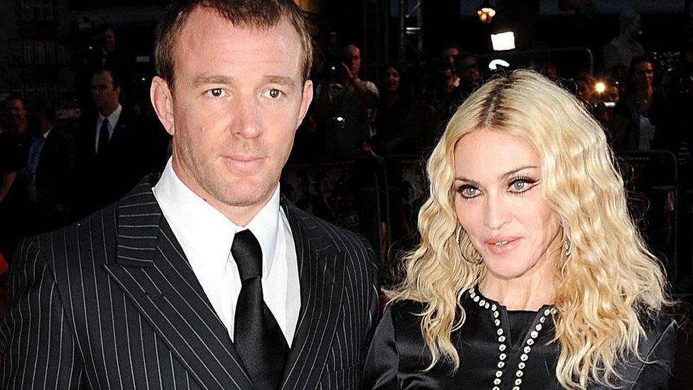 Guy Ritchie and Madonna in 2008