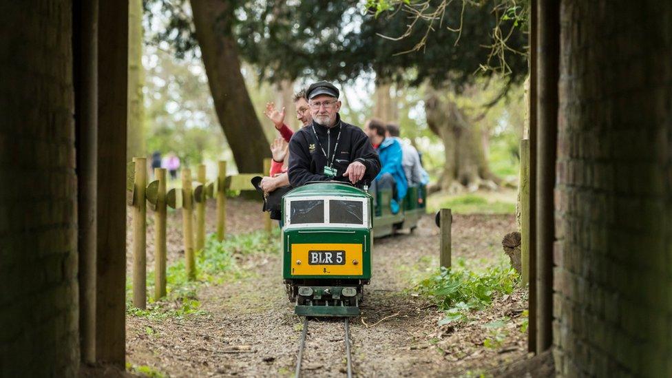 Belton House miniature train