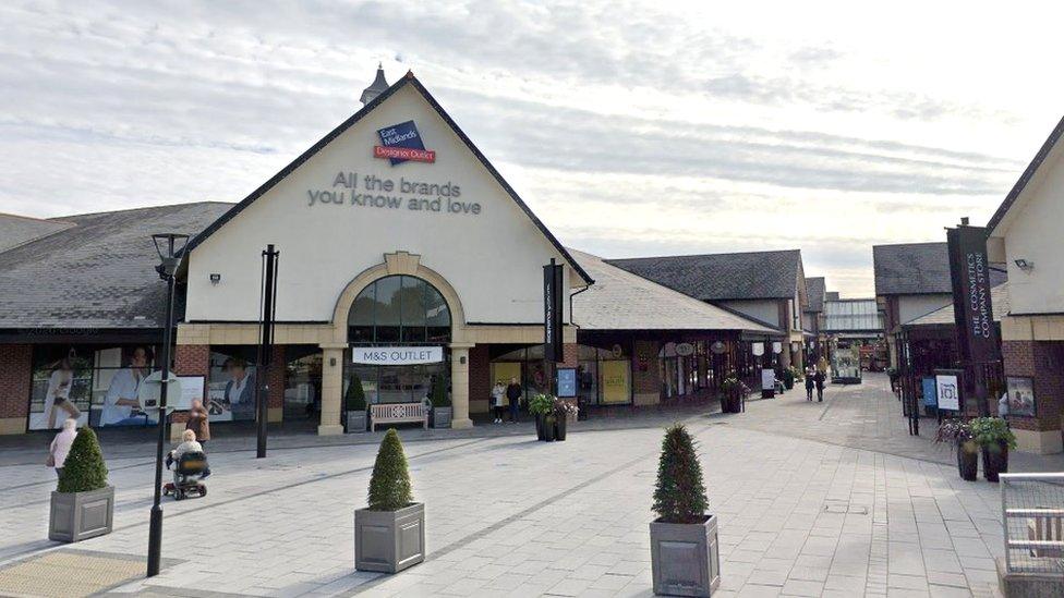 East Midlands Designer Outlet, in Derbyshire