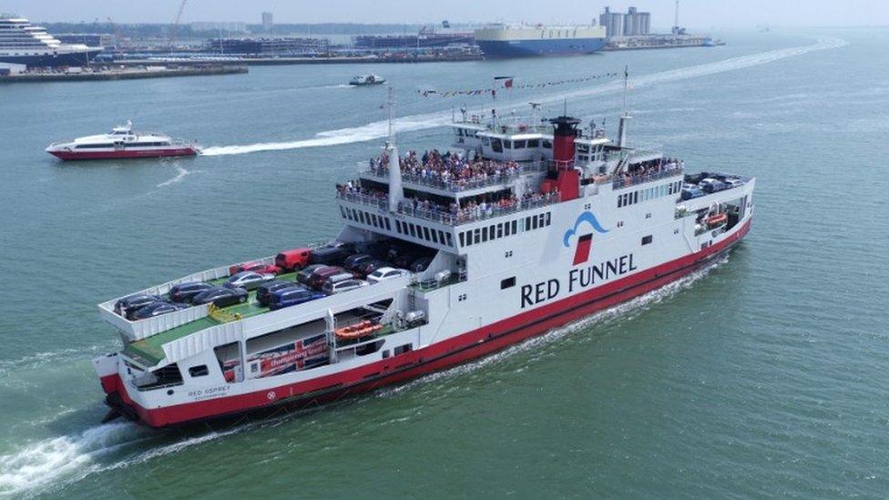 Red Funnel vessels