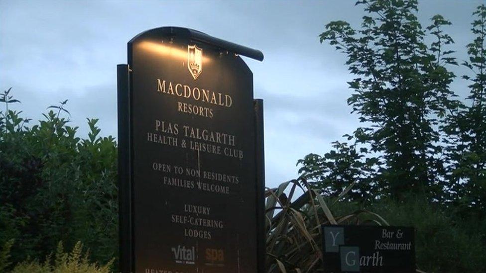 pic of plas talgarth sign