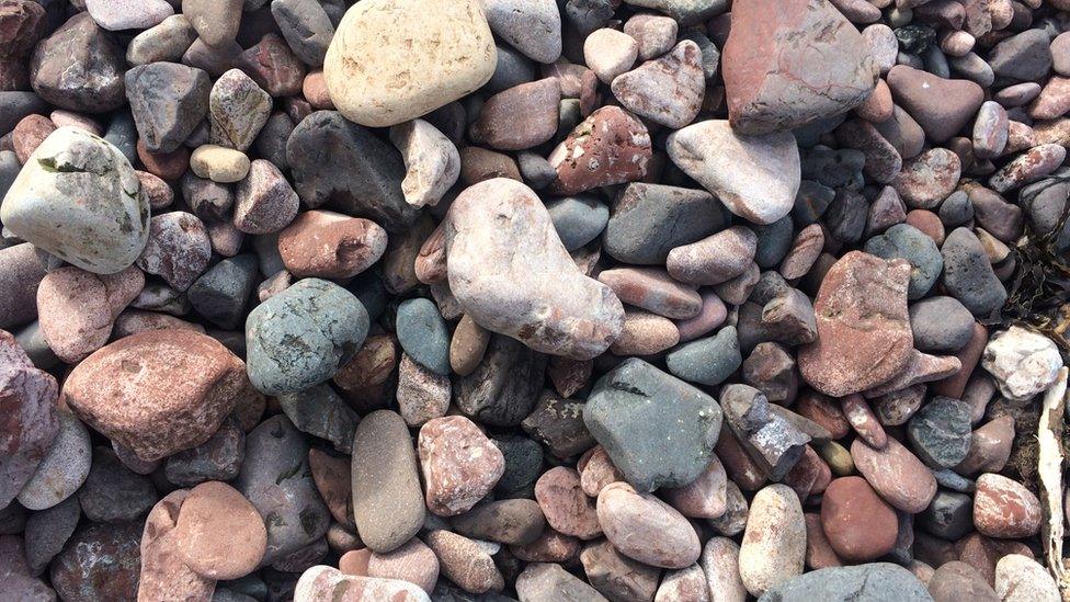 The Dunbar coastline is "rock-stacker heaven"