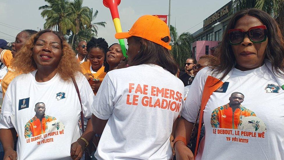 Ivory Coast football fans