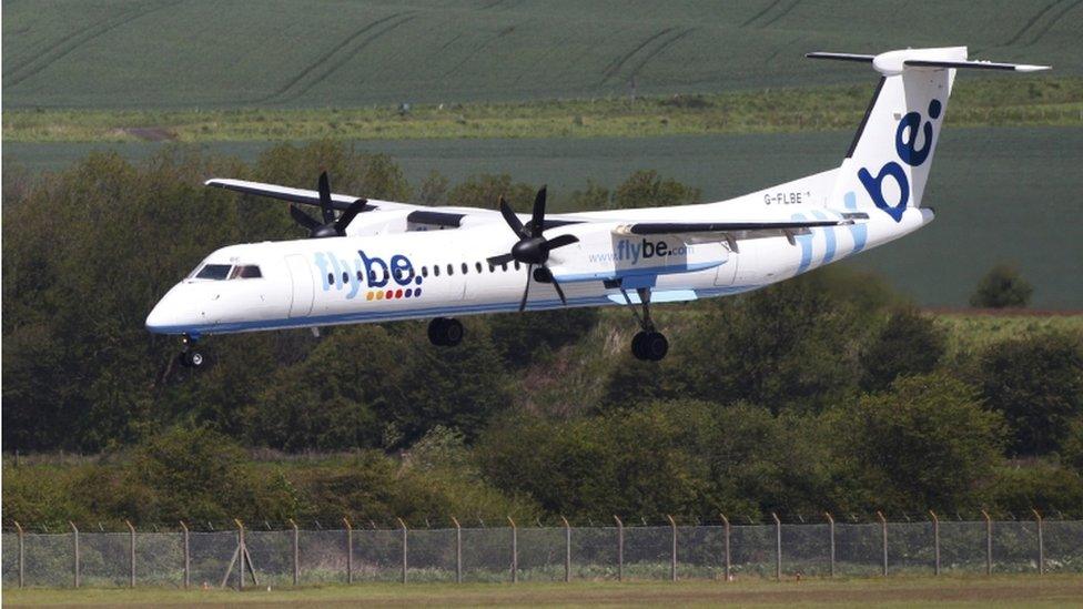 Flybe regional aircraft