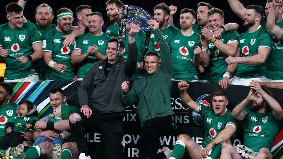 Ireland lifting Triple Crown