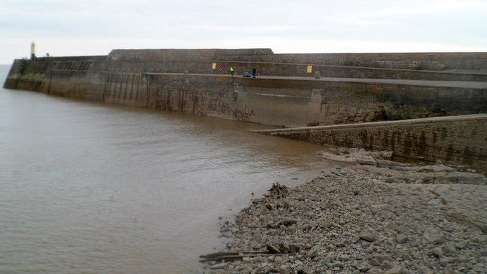 Porthcawl lifeboat slipway