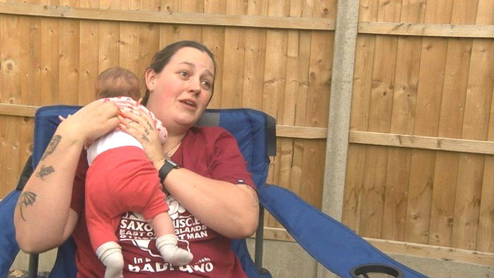 Polly McIntosh-Hurst and her baby Clementine