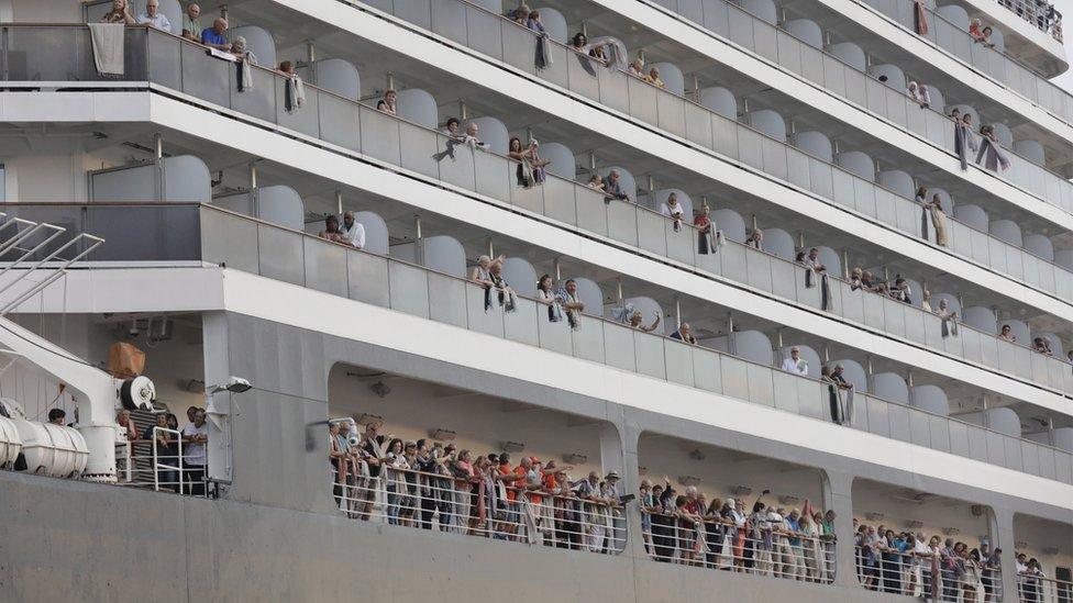 MS Westerdam on 14 February