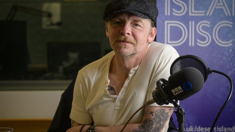 Simon Pegg speaking on Desert Island Discs