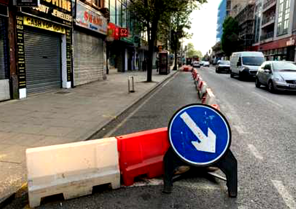 suspended parking bays