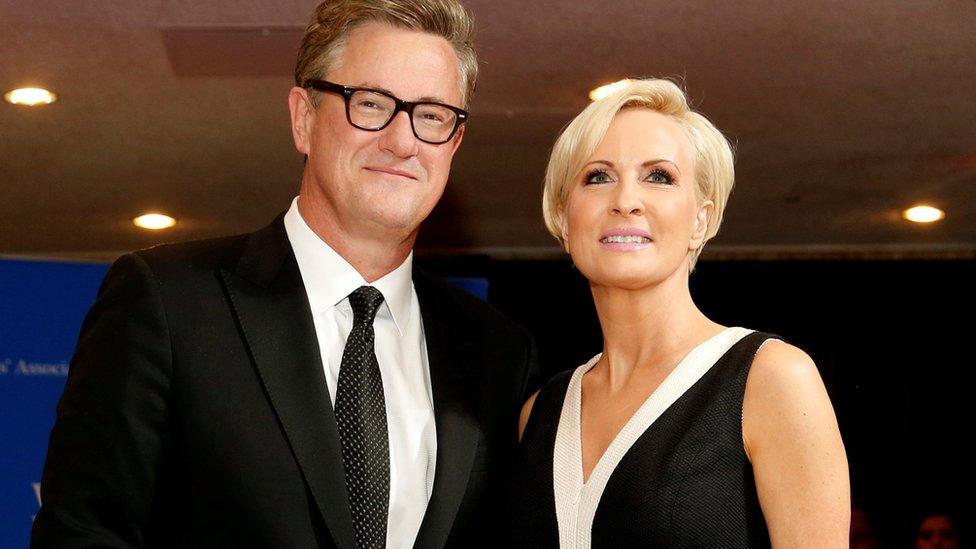 Joe Scarborough and Mika Brzezinski in 2015