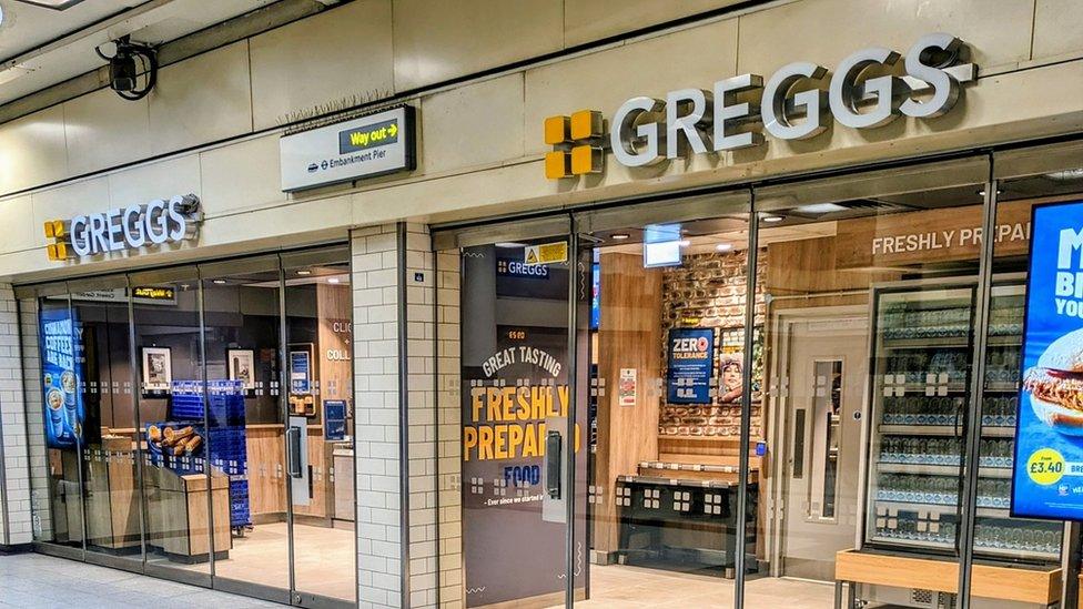 New Greggs store at Embankment