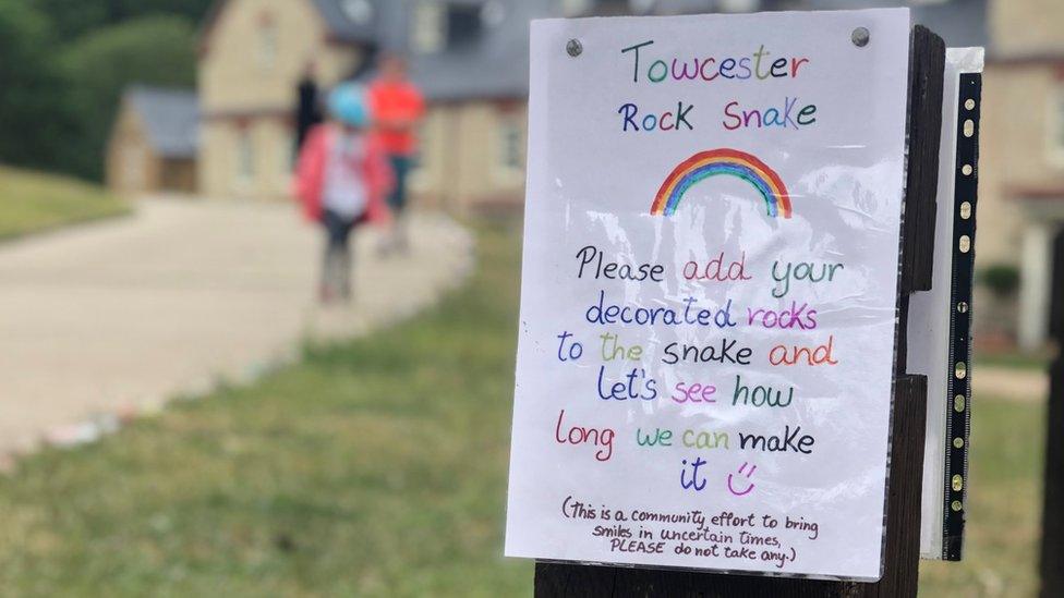 A poster of the Towcester Rock Snake